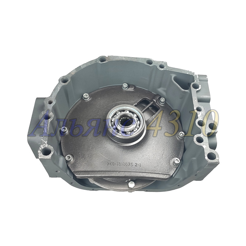 Гидромуфта привода вентилятора с передней крышкой блока (на дв. 740,7403,740.11) в сборе - самосбор